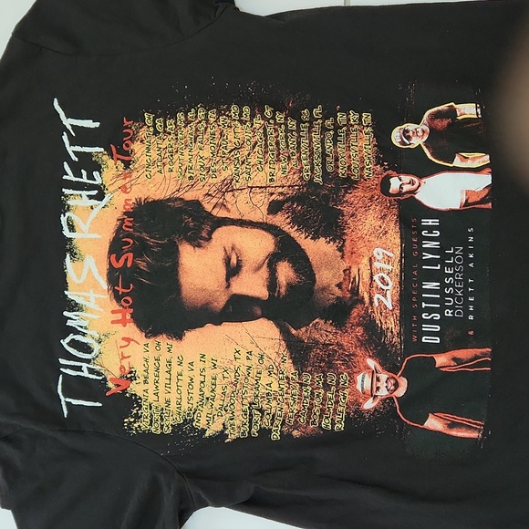 Thomas Rhett 2019 Very Hot Summer tour t shirt S - Picture 8 of 8